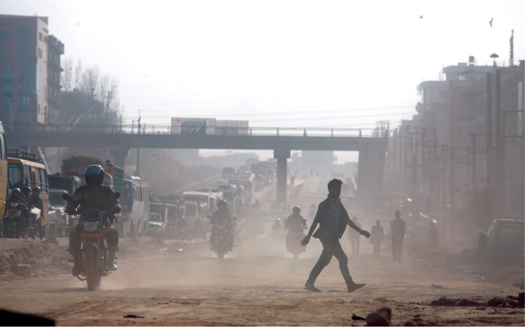 काठमाडौं आज पनि विश्वकै दोस्रो प्रदूषित सहर
