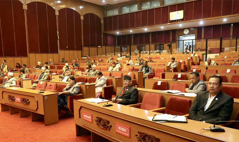 राष्ट्रियसभा बैठक २२ गतेसम्मलाई स्थगित