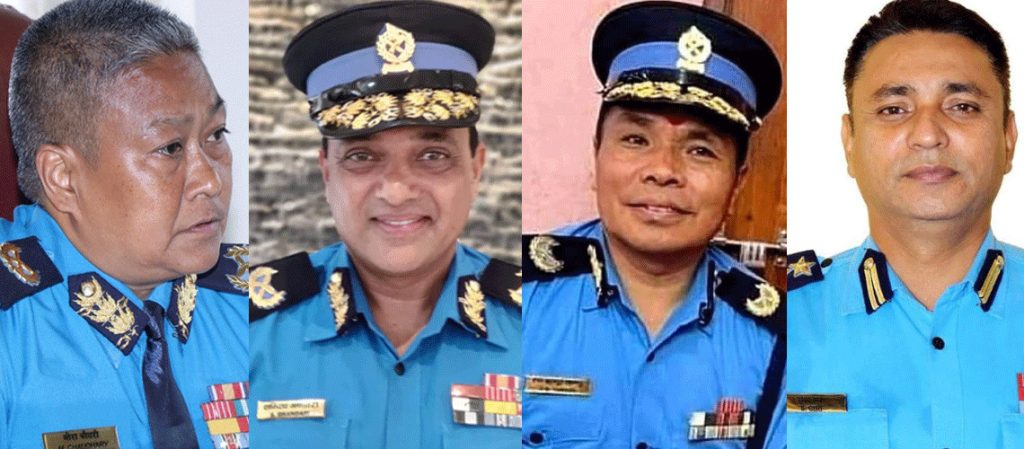 चारजना डीआईजी एआईजीमा बढुवा