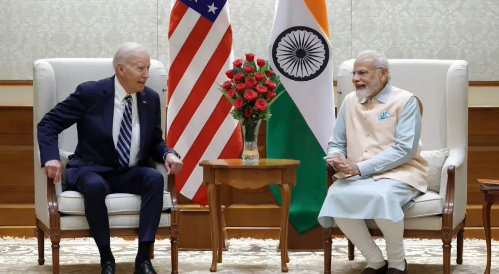 मोदी र बाइडेनबीच भेटवार्ता