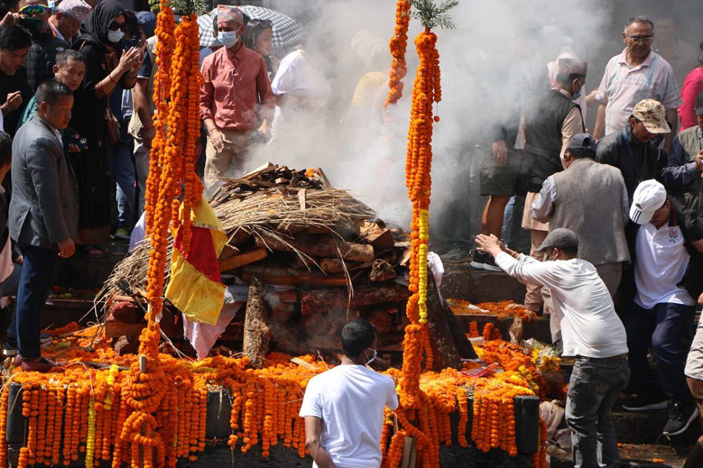 सुवास नेम्वाङको राजकीय सम्मानका साथ अन्त्येष्टि