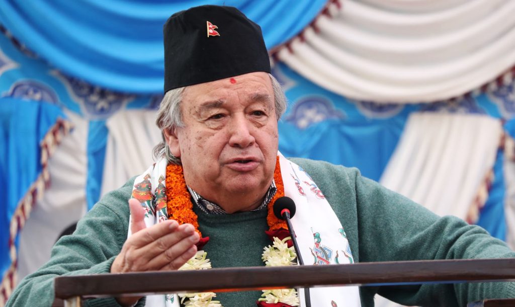 शान्ति स्थापनामा नेपालले गरेको मौलिक अभ्यासबाट विश्वले सिक्नुपर्छः महासचिव गुटेरेस