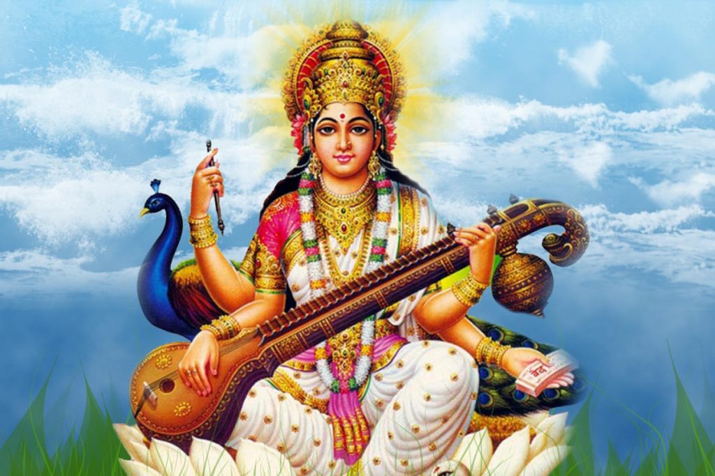 आज विद्याकी देवी सरस्वतीको पूजा आराधना गरिँदै