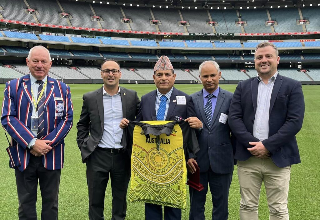 Historic MCG Tour for Nepalese Cricket Delegates and NAV