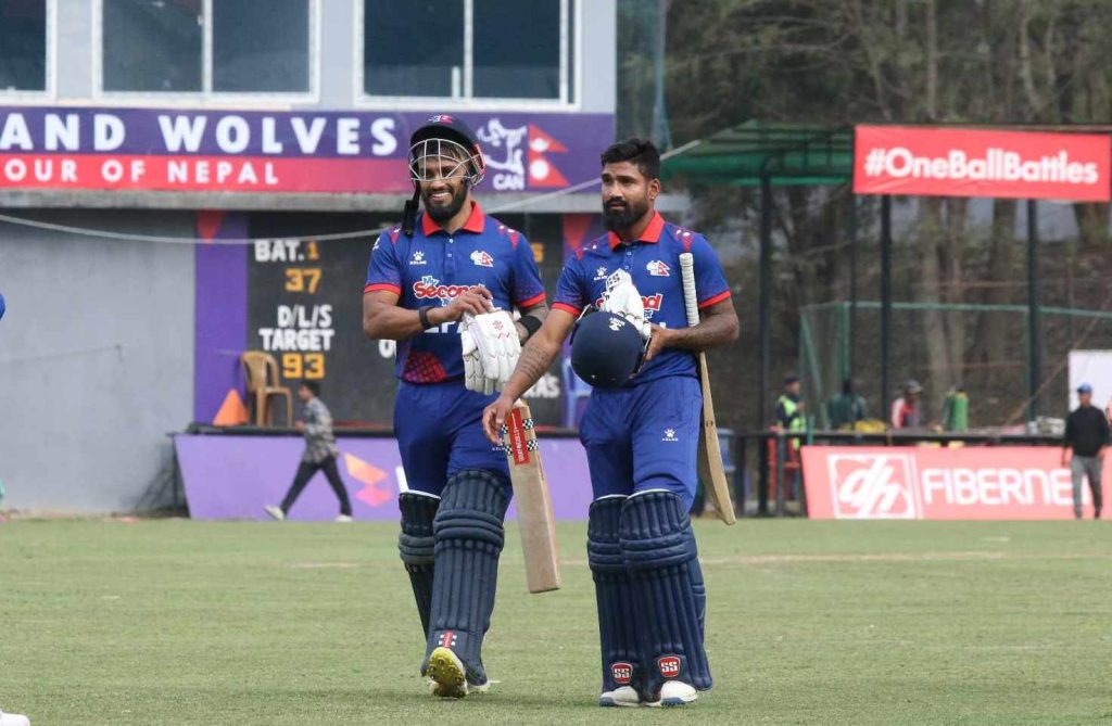 एसएमएस फ्रेन्डशिपको पहिलो टी–२० खेलमा नेपालसँग गुजरात पराजित