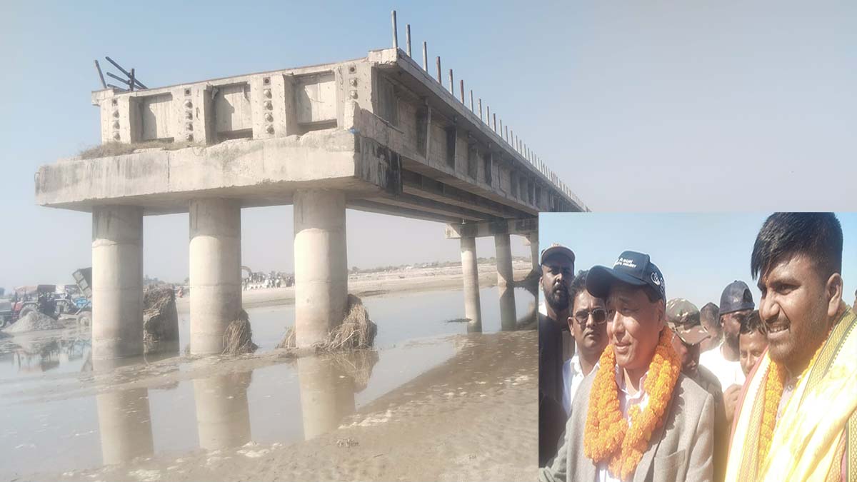 मन्त्री घिसिङद्वारा कमला पुलको निरीक्षण: समस्या समाधान गर्ने प्रतिबद्धता